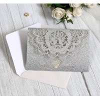 New Wedding Card Laser Cut Paper Glitter Invitation Business Invitation
